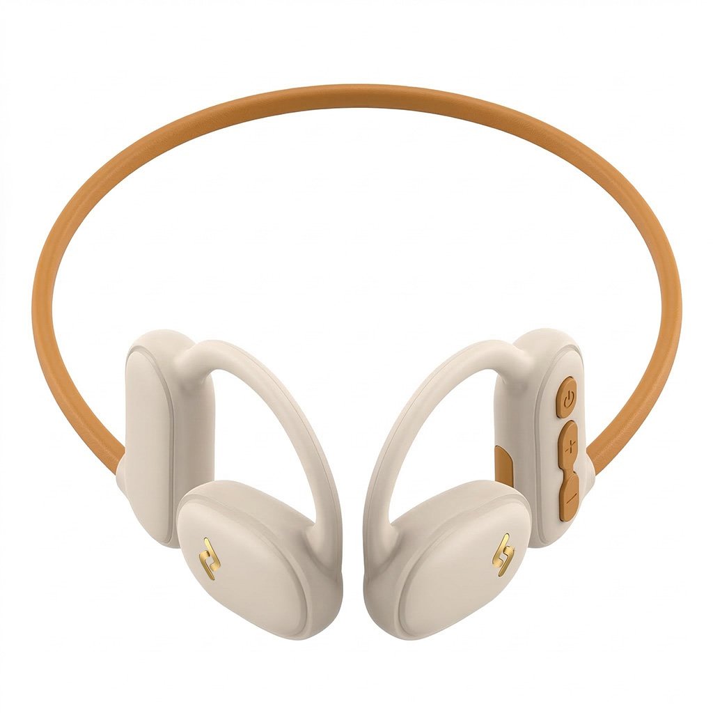 Auricular Havit E553 Bluetooth de Conducción Ósea – Beige