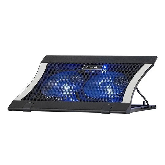 Cooler para Laptop Havit HV-F2051 14” a 17” con Iluminación y Altura Regulable