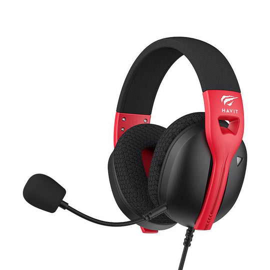 Auriculares Gamer Havit Fuxi H5 Inalámbricos 4 Modos 7.1 Rojo