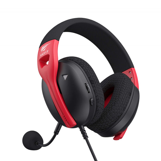 Auriculares Gamer Havit Fuxi H5 Inalámbricos 4 Modos 7.1 Rojo