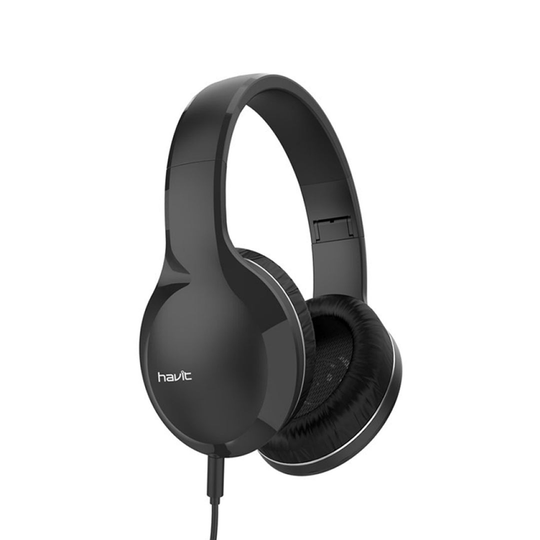 Auriculares Havit HV-H100d con Cable y Vincha – Negro
