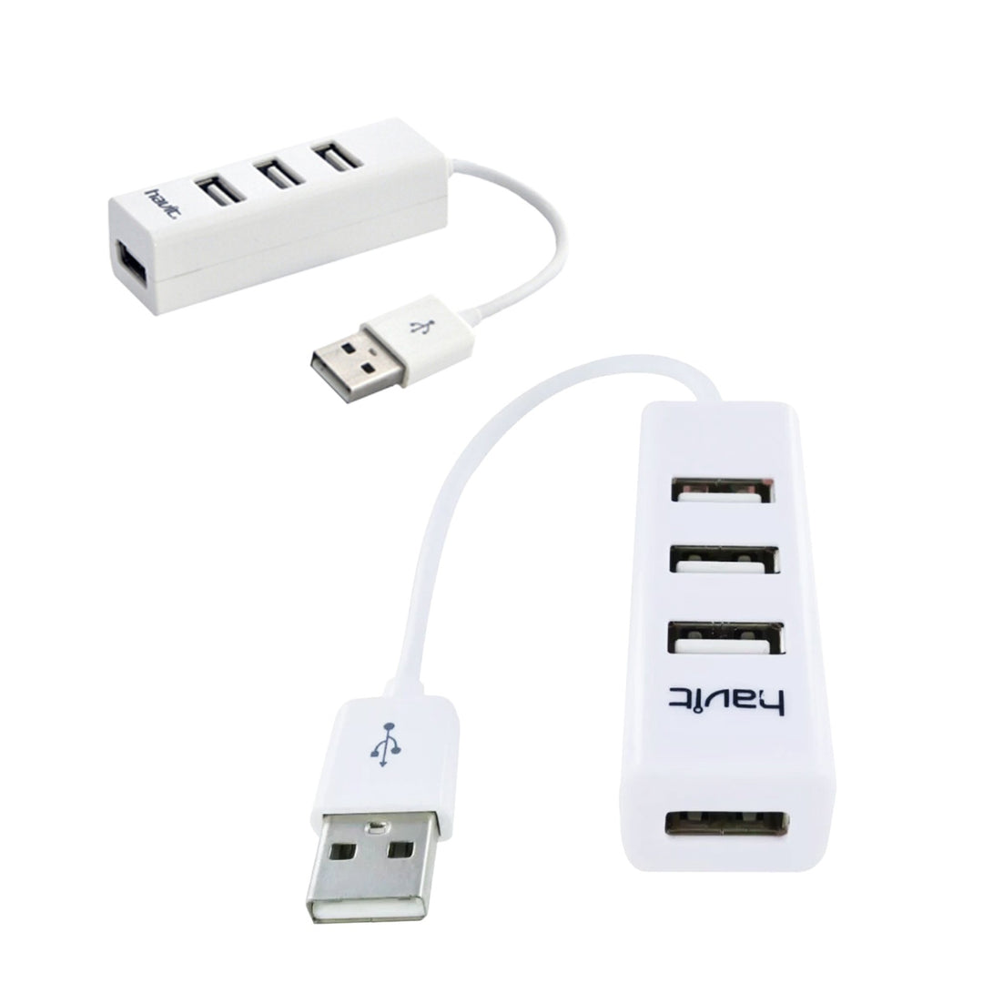 Hub Havit HV-H18 con 4 Puertos USB 2.0 – Blanco