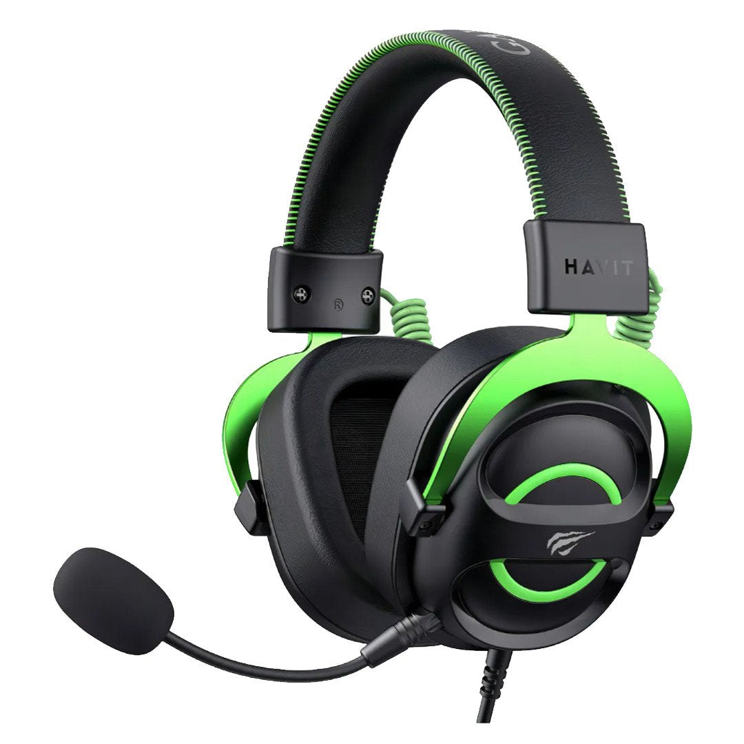 Auriculares Gamer Havit con Micrófono Verde PS4 Xbox 3.5 mm