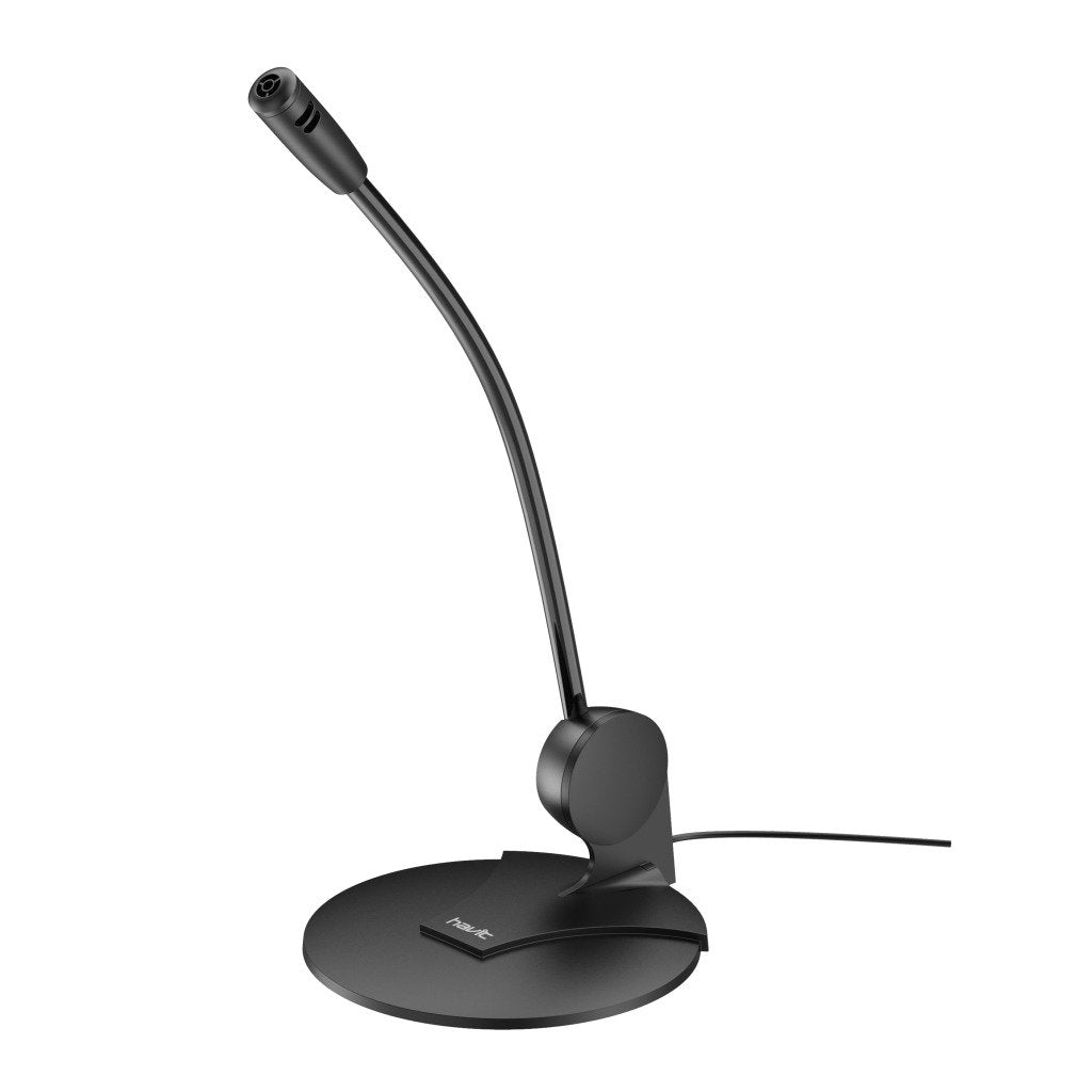 Micrófono Havit H207D de Escritorio con Base – Negro