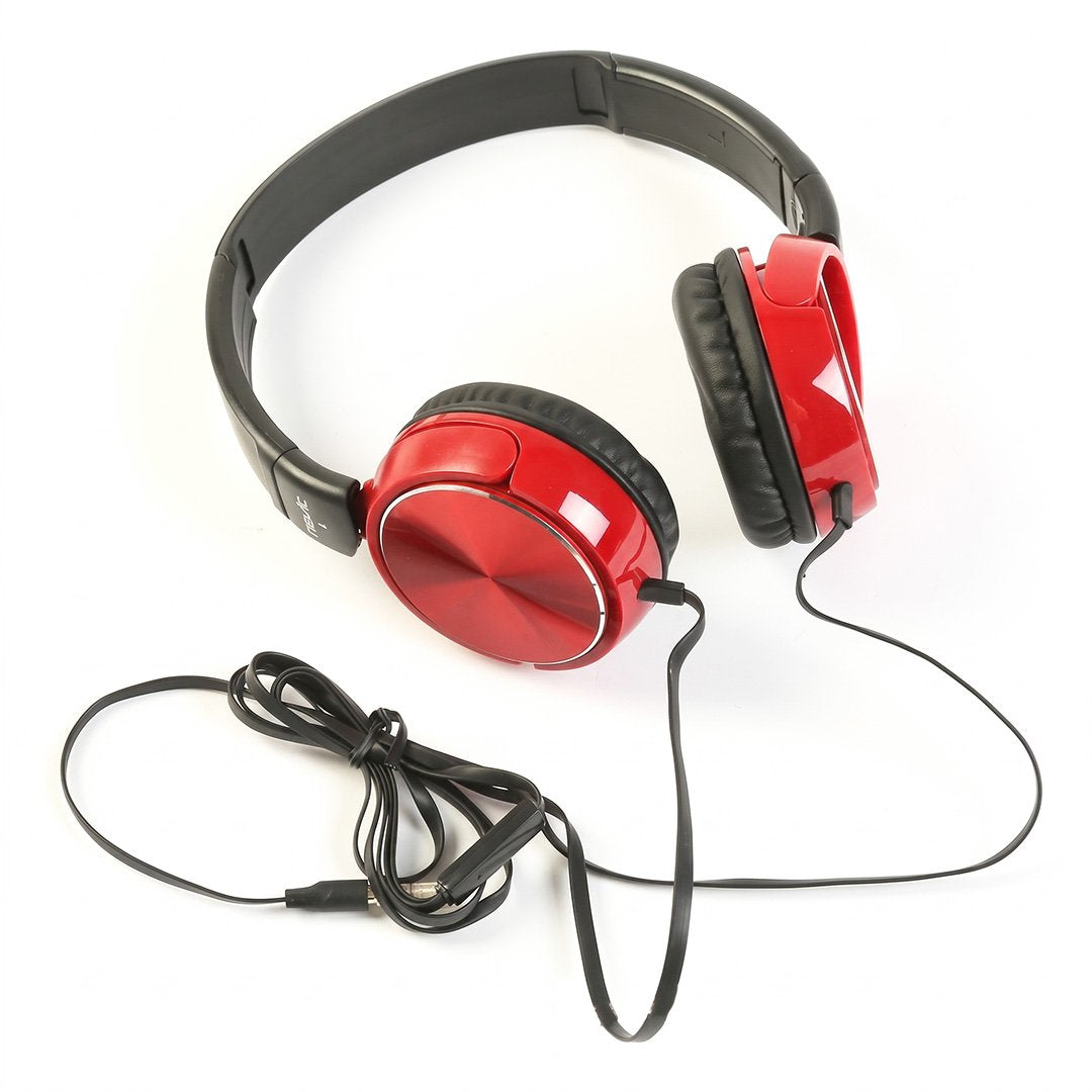 Auricular Havit con vincha, rojo