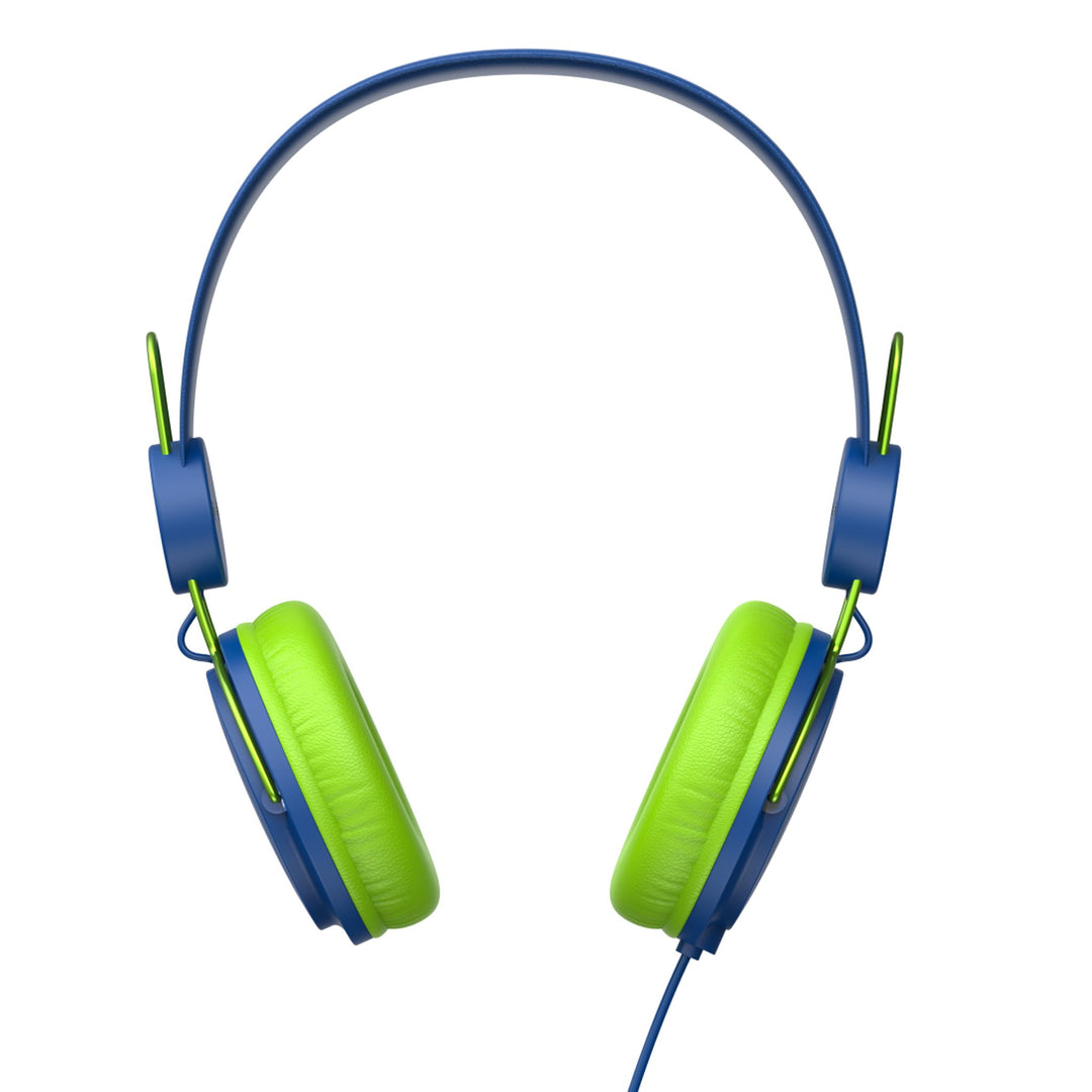Auricular Havit Cableado con Vincha y Micrófono Integrado Blue + Green