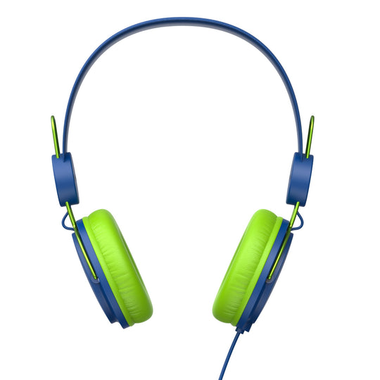 Auricular Havit Cableado con Vincha y Micrófono Integrado Blue + Green
