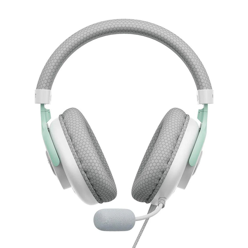 Auriculares Gamer Havit HV-H2230D – Blanco / Gris / Verde Agua