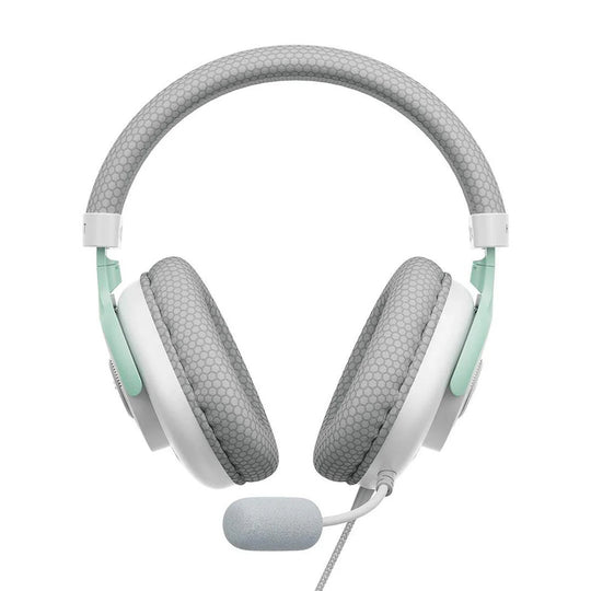 Auriculares Gamer Havit HV-H2230D – Blanco / Gris / Verde Agua