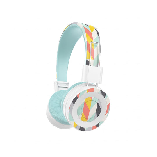 Auricular Havit con vincha y cable, micrófono integrado, entrada 3.5 mm, diseño estampado