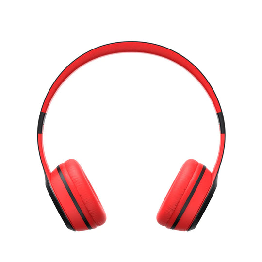 Auriculares Bluetooth Havit Vincha Plegables Rojo y Negro con FM