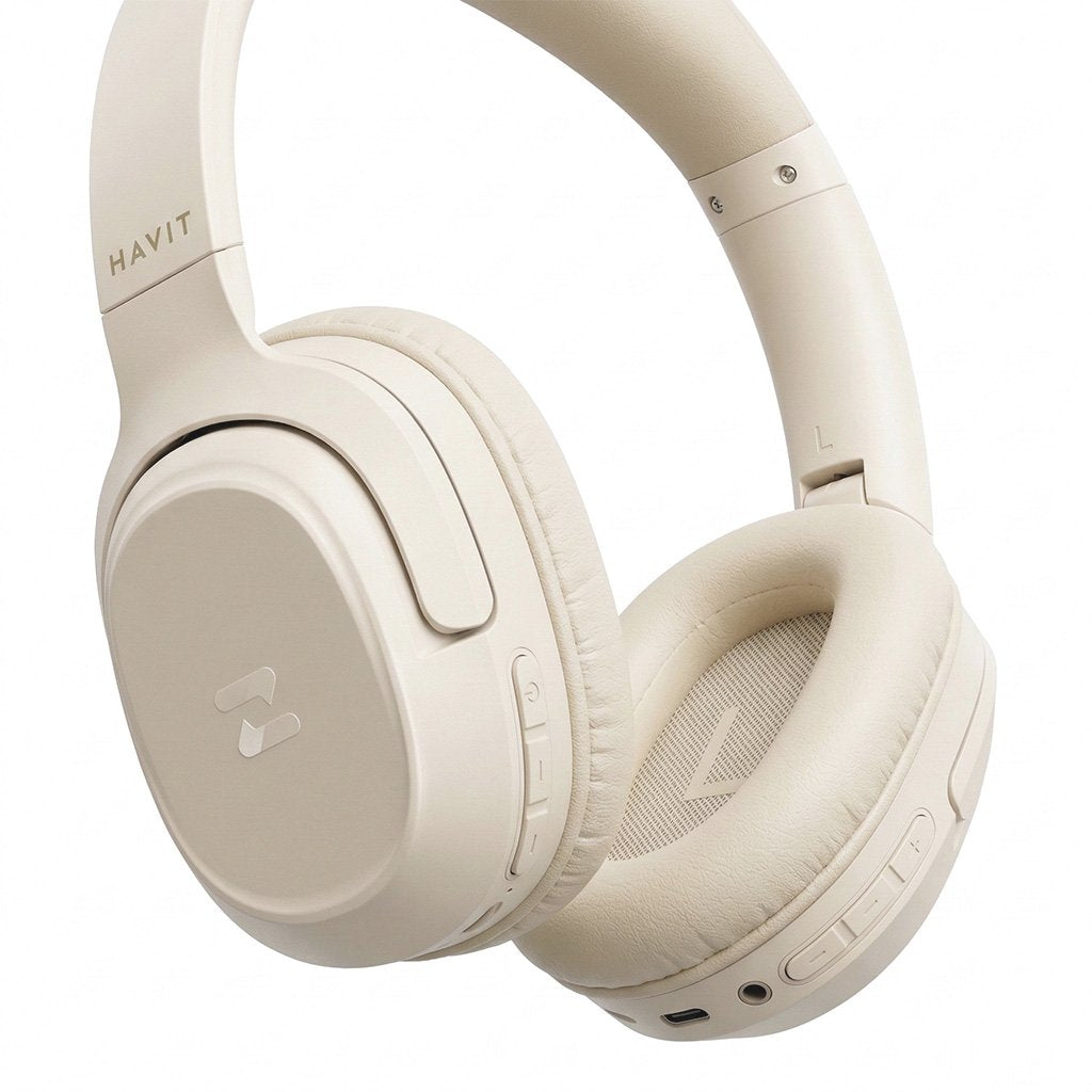Auricular Havit H612BT Bluetooth Beige