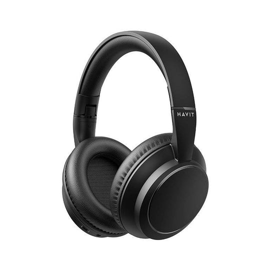 Auriculares Bluetooth Havit H619BT Negro Over Ear 20h ENC USB-C