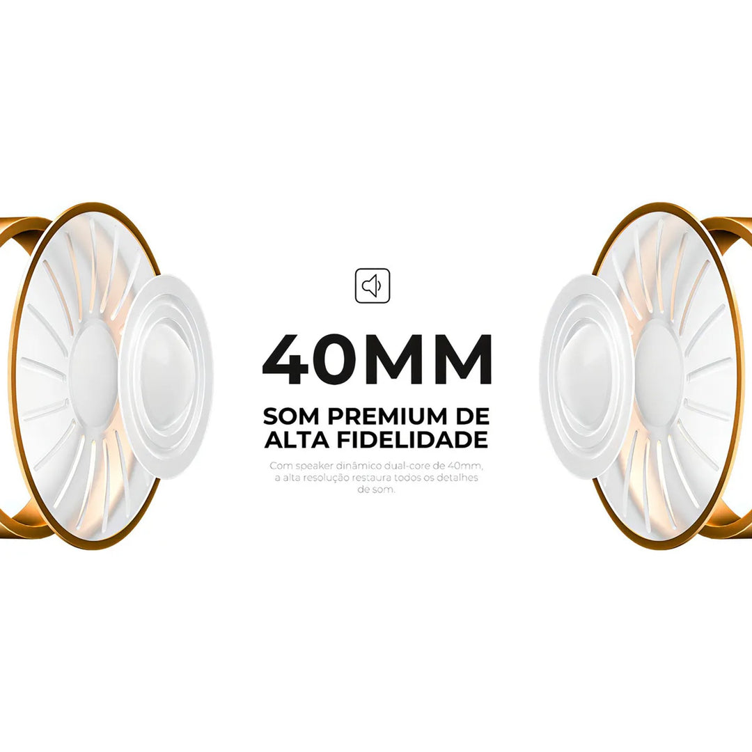 Auricular Bluetooth Havit H630 Beige Stereo Plegable