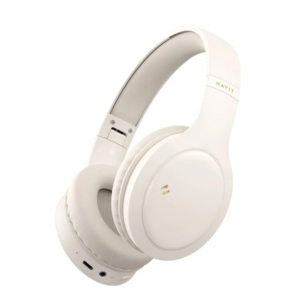 Auriculares Bluetooth Havit H633BT Plegables Blancos 22H