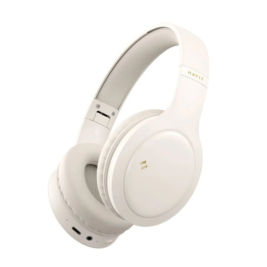 Auriculares Bluetooth Havit H633BT Plegables Blancos 22H