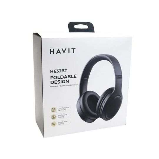 Auriculares Bluetooth Havit H633BT Plegables – Negro
