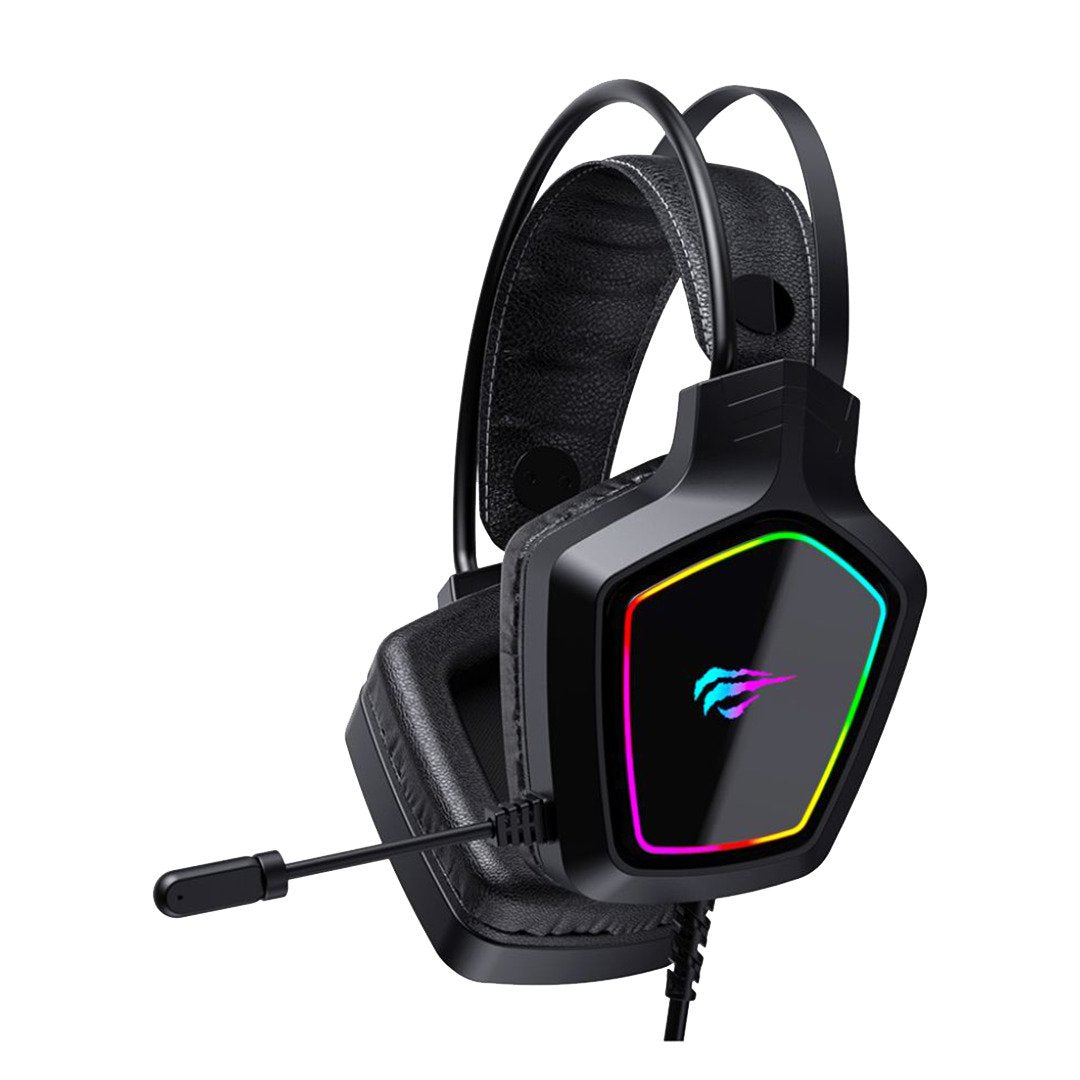 Auriculares Gamer Havit RGB con Micrófono 50mm USB + 3.5 mm