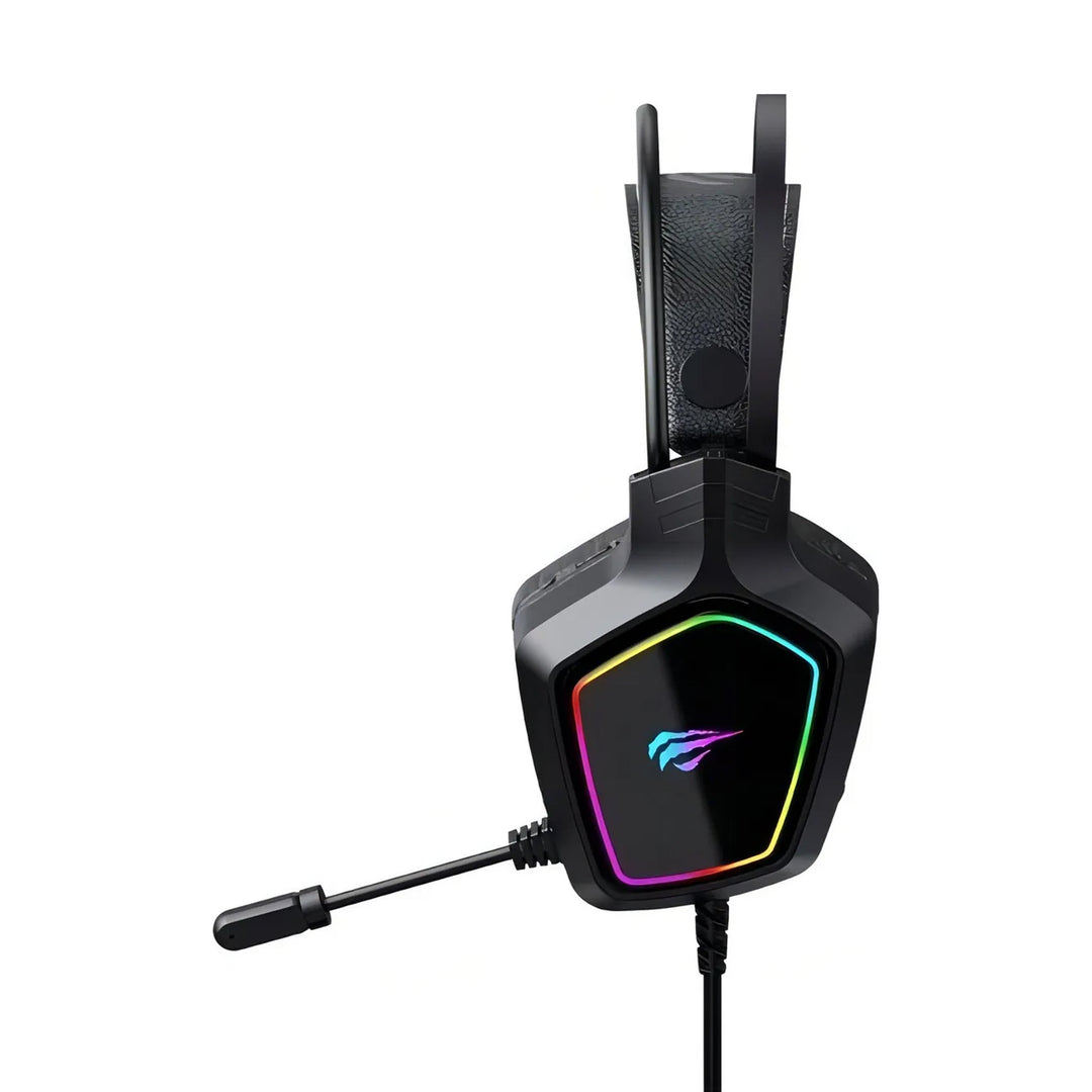 Auriculares Gamer Havit RGB con Micrófono 50mm USB + 3.5 mm