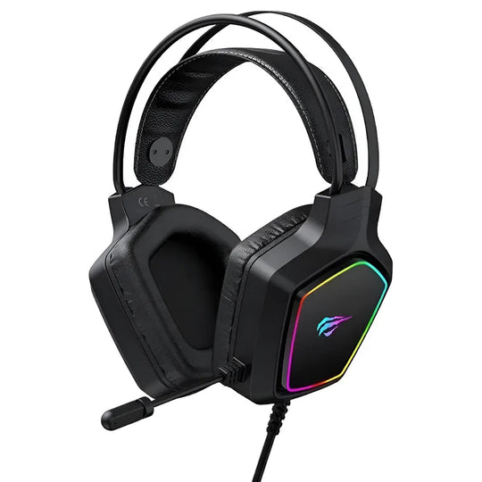 Auriculares Gamer Havit RGB con Micrófono 50mm USB + 3.5 mm