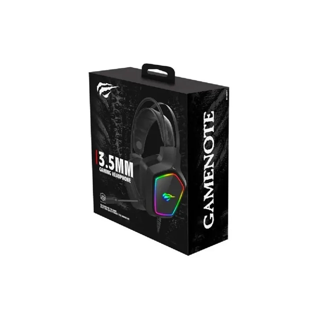 Auriculares Gamer Havit RGB con Micrófono 50mm USB + 3.5 mm