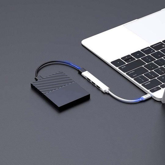Hub Havit USB Tipo-C Mobile Series – 4 Puertos USB