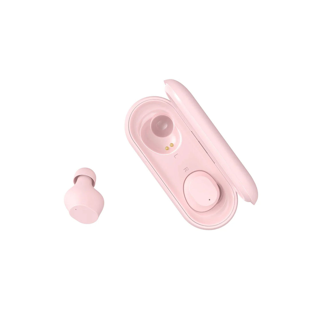 Auriculares Bluetooth Havit Earbuds Rosa IPX5 Táctiles 6H