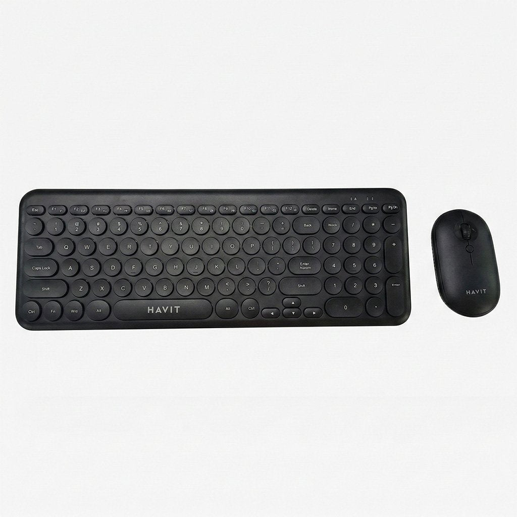 Combo Havit Teclado y Mouse Inalámbricos KB254 USB – Español Negro