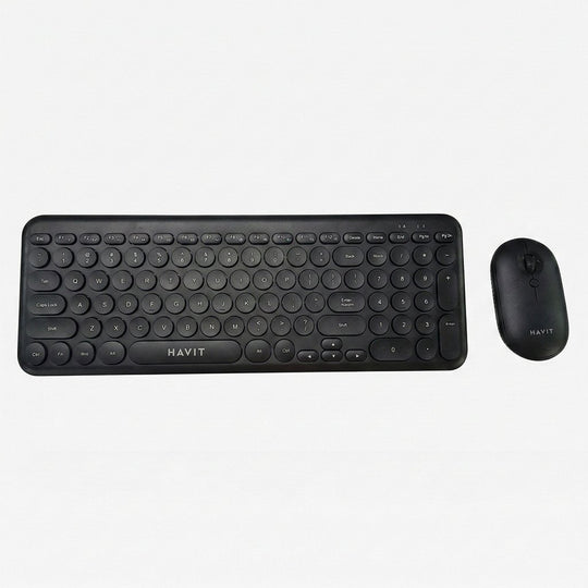 Combo Havit Teclado y Mouse Inalámbricos KB254 USB – Español Negro