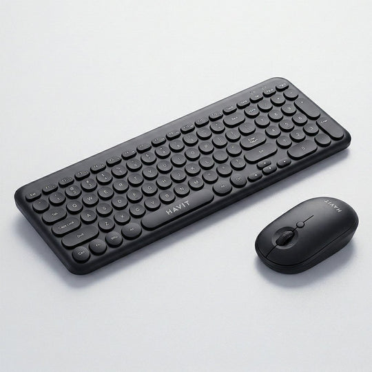 Combo Havit Teclado y Mouse Inalámbricos KB254 USB – Español Negro