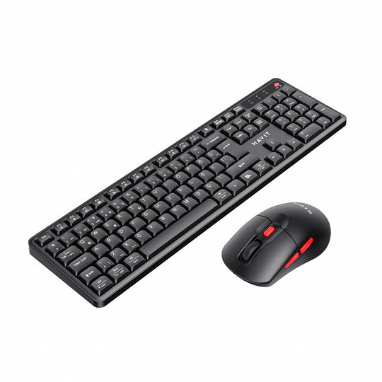 Set de teclado y mouse Havit USB inalámbrico