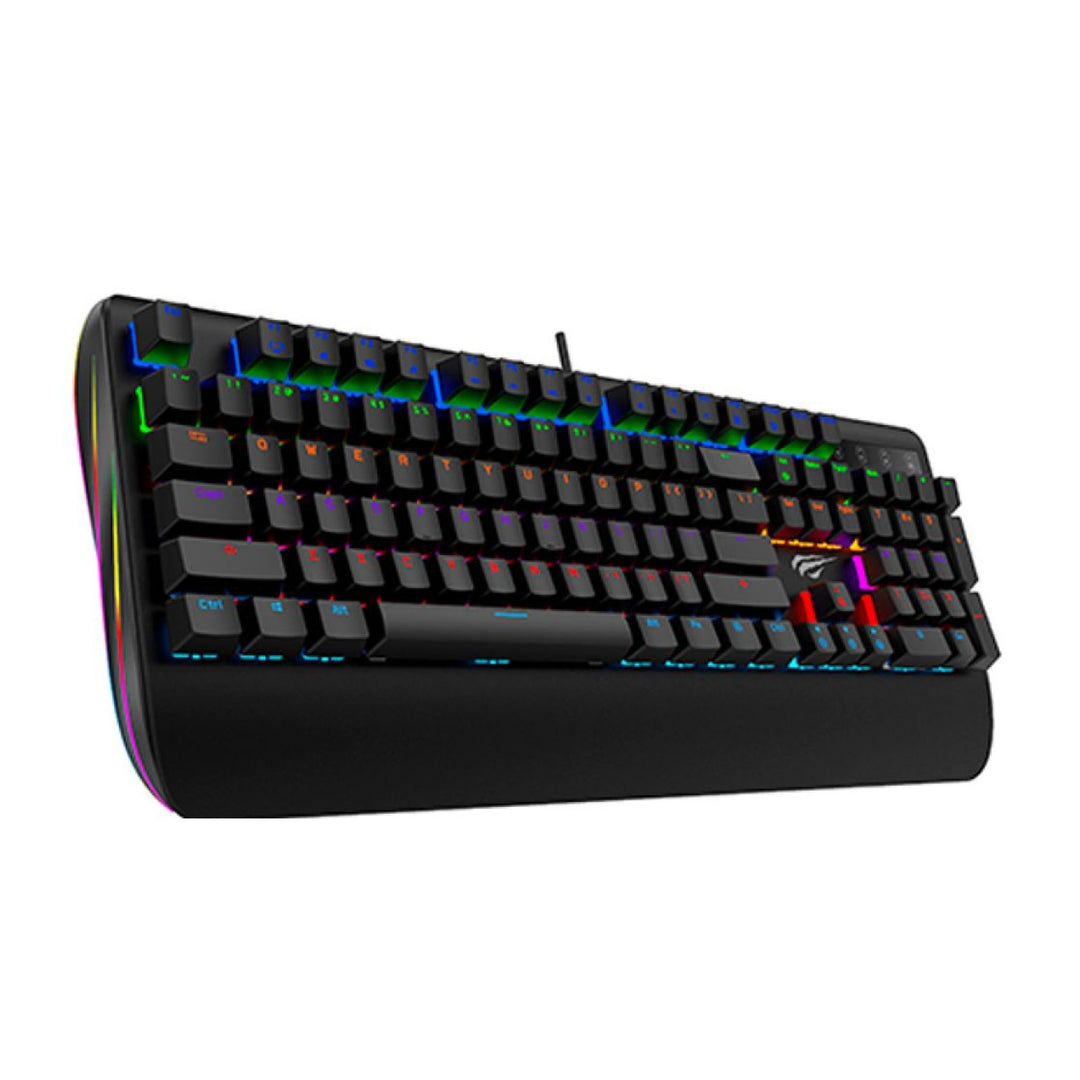 Teclado Mecánico Gamer KB464L RGB QWERTY Español
