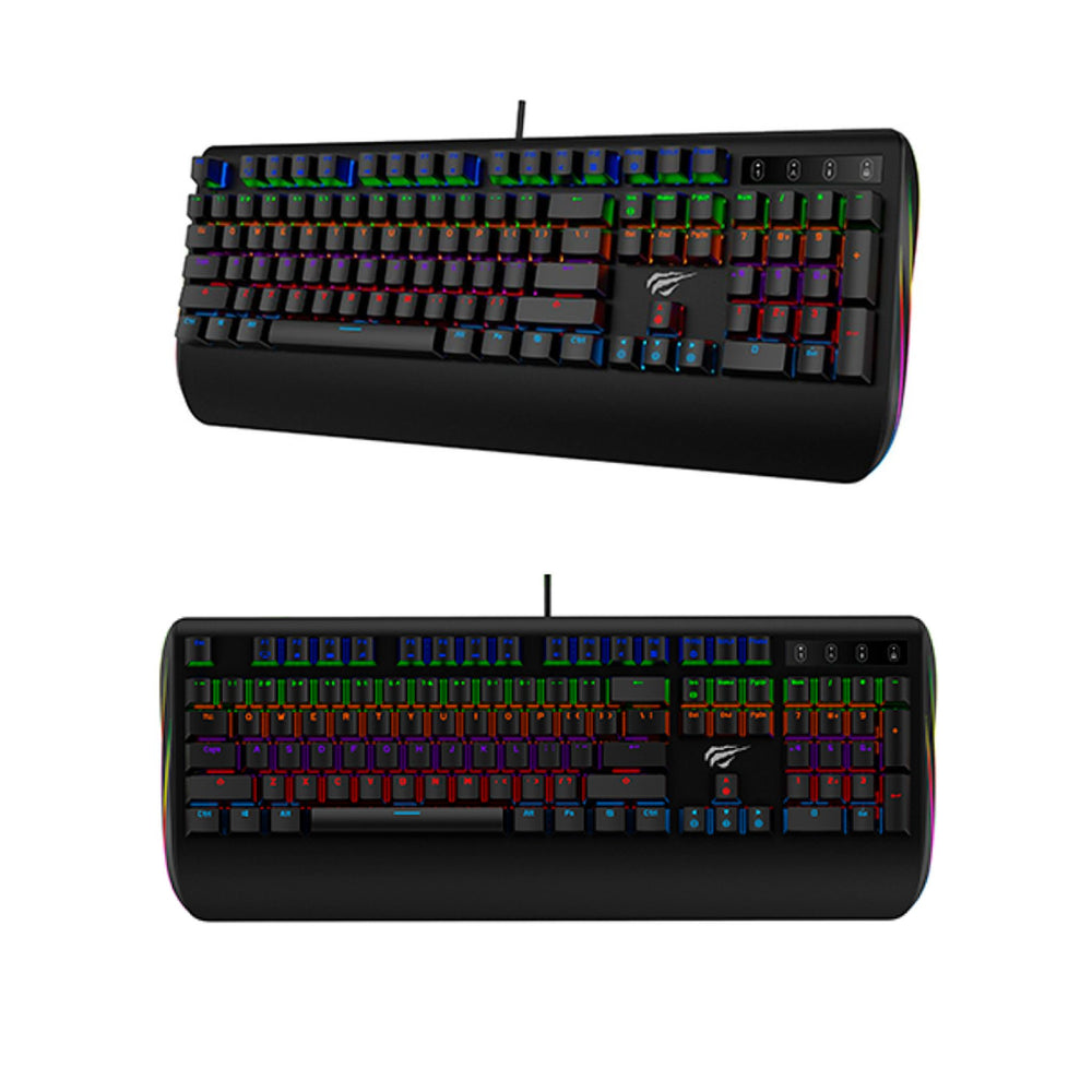 Teclado Mecánico Gamer KB464L RGB QWERTY Español