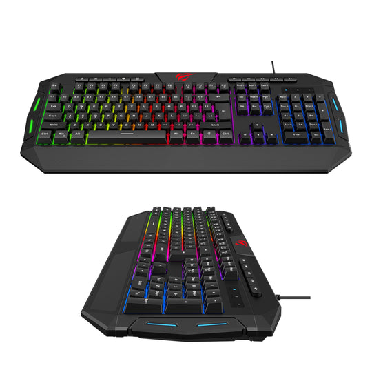 Combo Gamer 4 en 1 Teclado Mouse Auriculares y Mousepad USB para PC