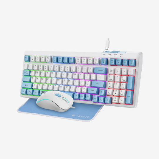 Combo Gamer Havit Teclado, Mouse y Mousepad KB897CM