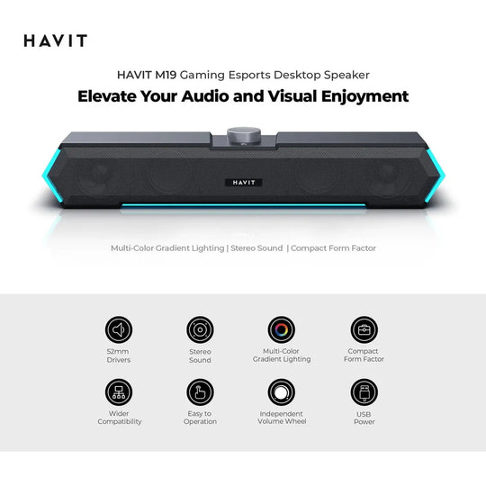 Barra de Sonido Havit M19