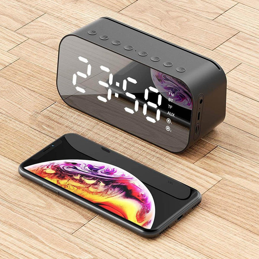 Parlante Havit Bluetooth con Reloj y Alarma Multifunción