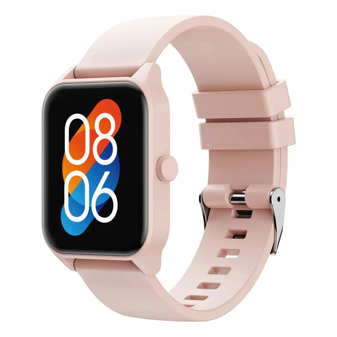 Smartwatch Havit M9052 con Llamadas Bluetooth, Pantalla 1.85" y 2 Correas – Rosa Claro