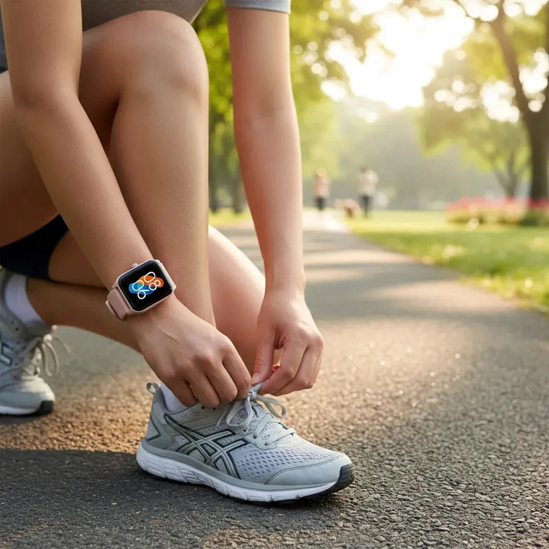 Smartwatch Havit M9052 con Llamadas Bluetooth, Pantalla 1.85" y 2 Correas – Rosa Claro