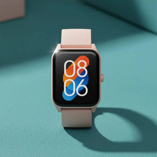 Smartwatch Havit M9052 con Llamadas Bluetooth, Pantalla 1.85" y 2 Correas – Rosa Claro