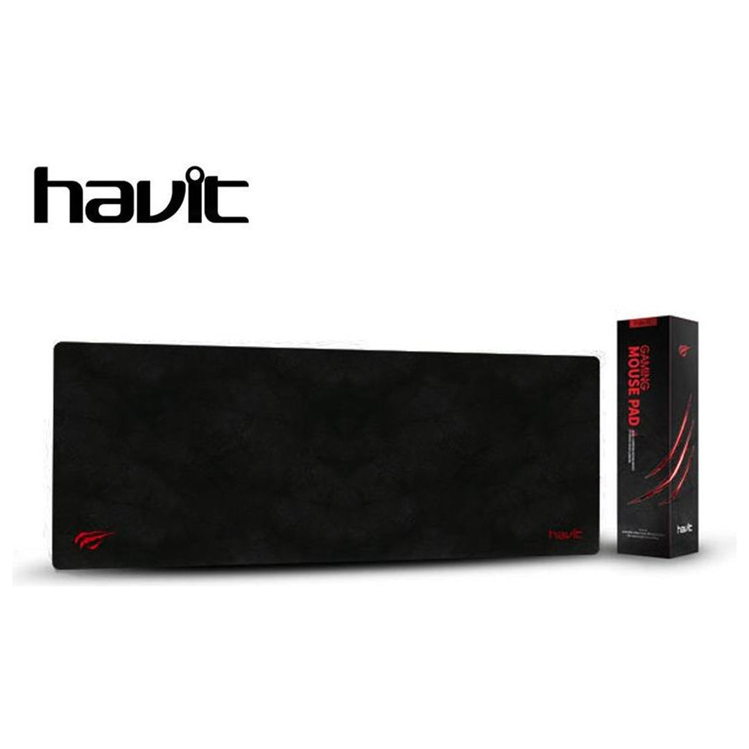 Mousepad Gamer Havit Negro Rectangular 70 × 30 cm