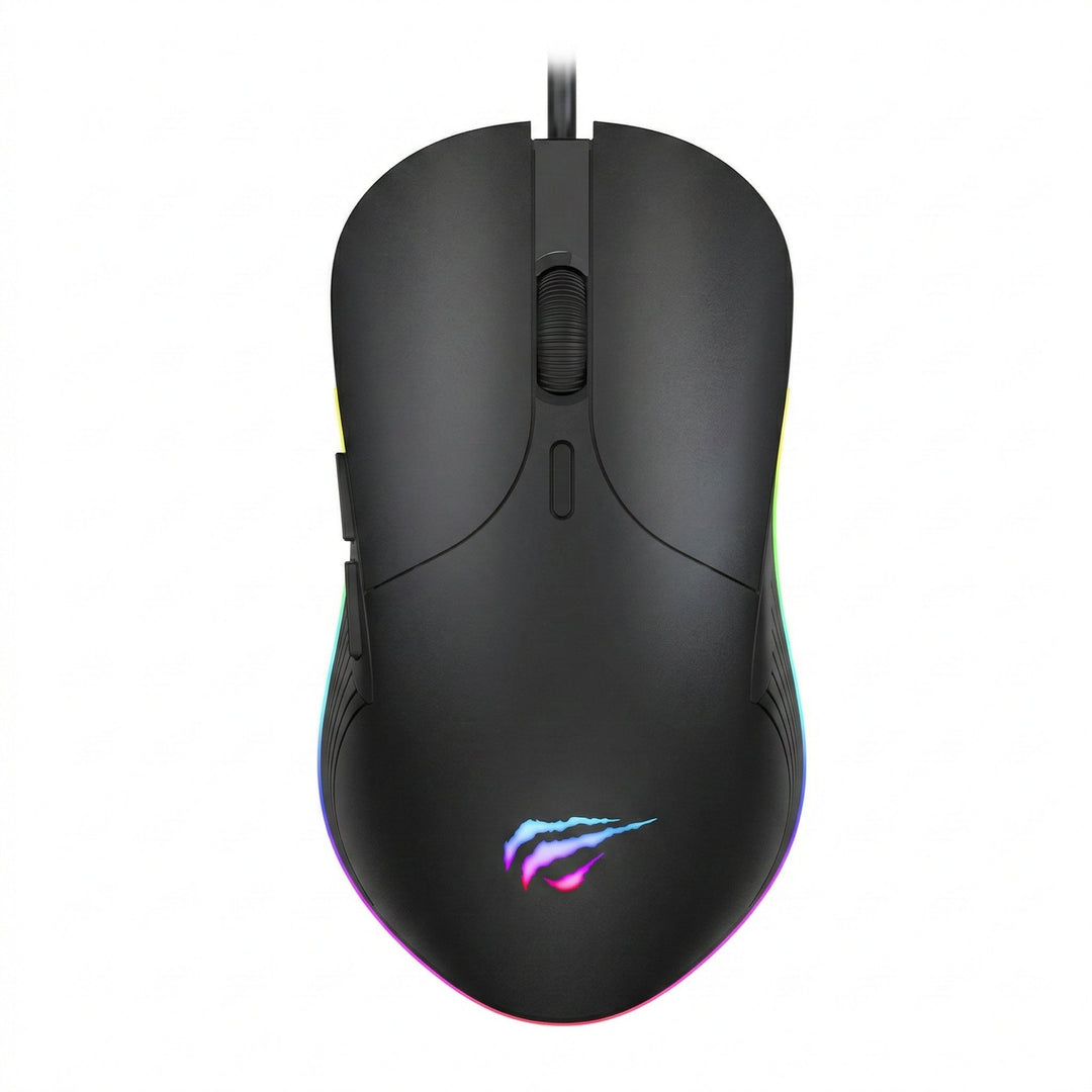 Mouse Gamer Havit Gamenote Retroiluminado USB con Cable 1.7 m Diseño Ergonómico