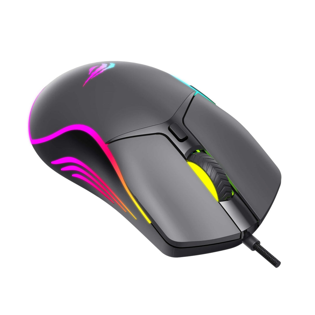 Mouse Gamer Havit MS1029 RGB con Cable USB – 7200 DPI