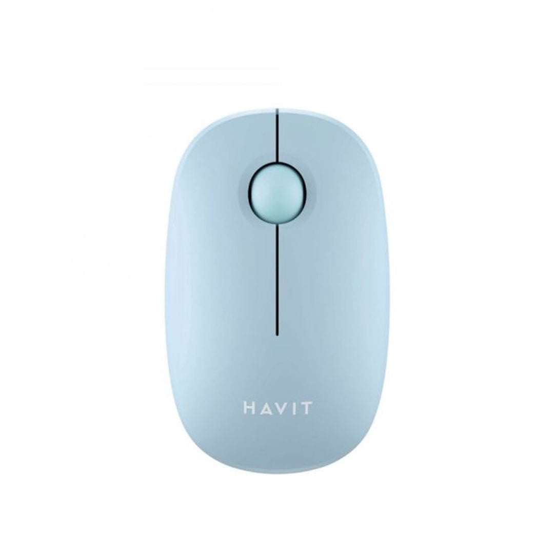 Mouse Inalámbrico Havit MS57 Celeste