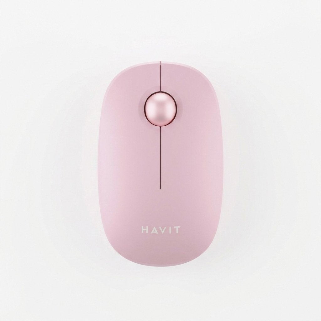 Mouse Havit Inalámbrico MS57GT 1600 DPI 2.4GHz – Rosa