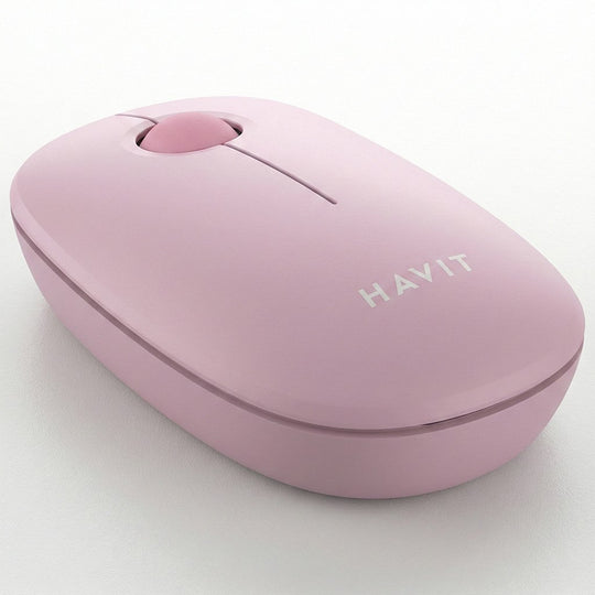 Mouse Havit Inalámbrico MS57GT 1600 DPI 2.4GHz – Rosa