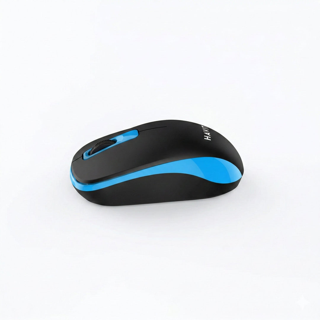 Mouse Havit Inalámbrico 1200 DPI 2.4GHz – Azul