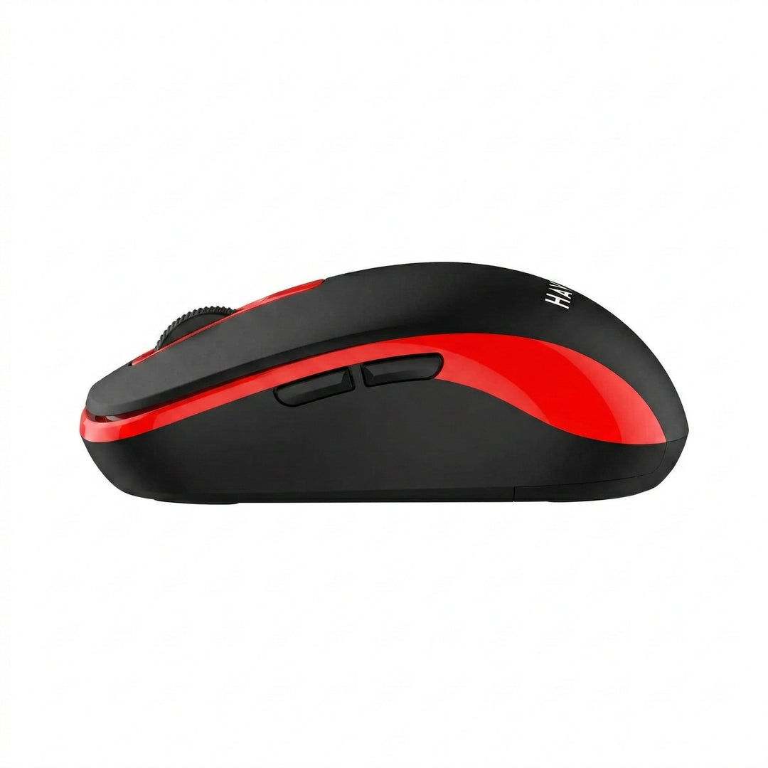 Mouse Havit Inalámbrico 1200 DPI 2.4GHz – Rojo