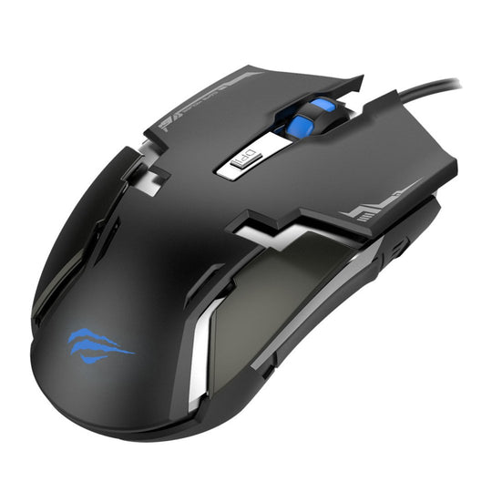 Mouse Gamer Havit HV-MS749 USB con Cable 1.5 m – 3200 DPI Iluminación LED