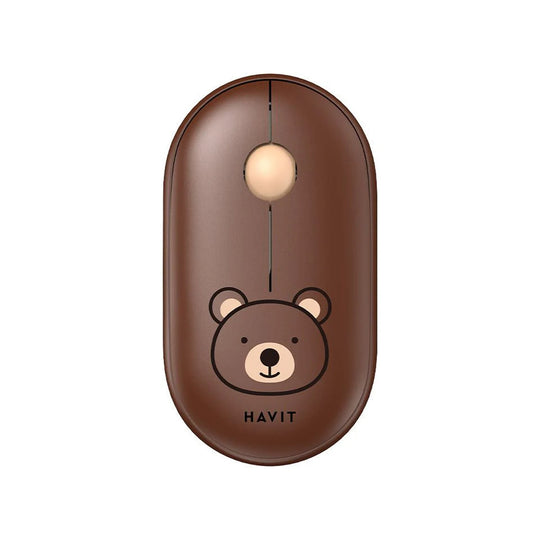 Mouse Inalámbrico Havit MS75GT Infantil Oso Marrón 1600 DPI